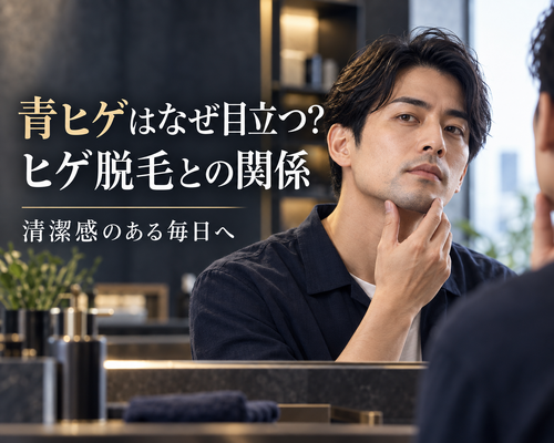 青ヒゲの原因と脱毛